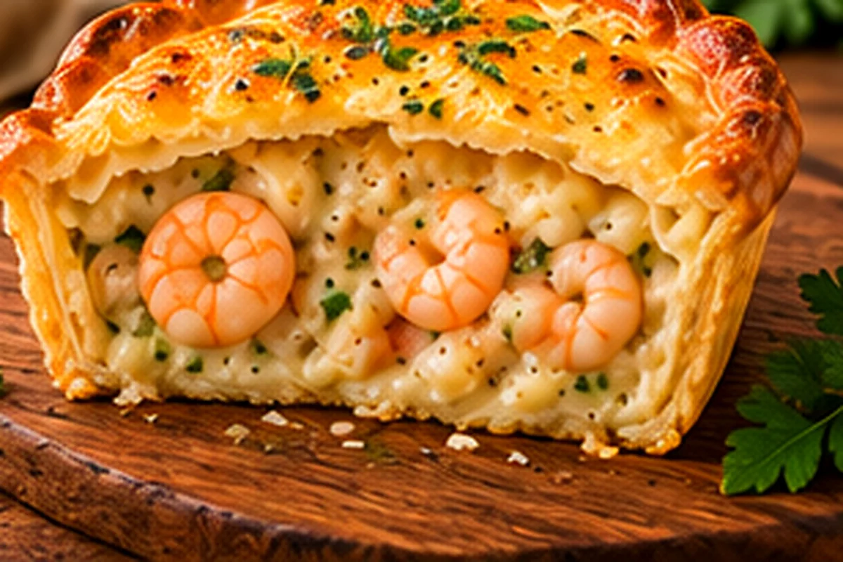 Empadão de camarão